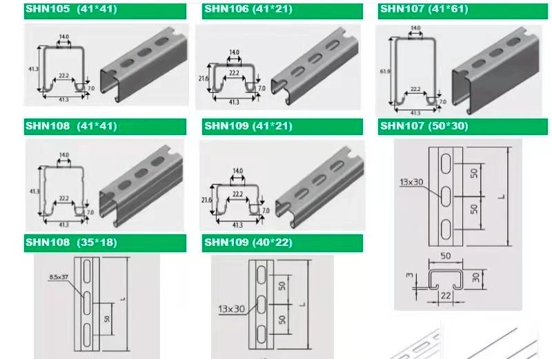 Zn Al Mg Coated Steel Frame or Mounting Part or Bracket for Solar Panel