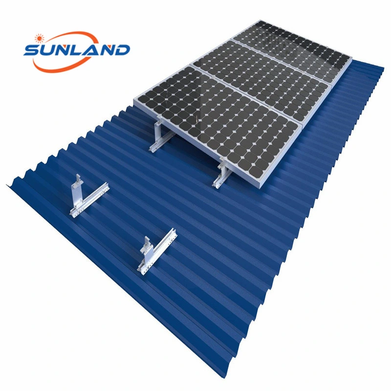 Steel Roof Use Aluminum Solar Panel Frame for Solar Photovoltaic System