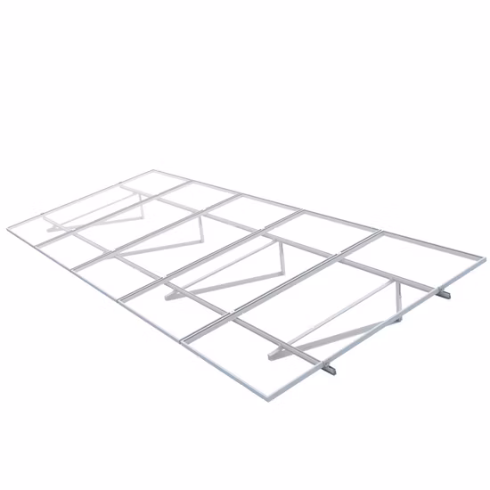 Miglior design del pannello solare Montaggio su tetto piano Sistema di montaggio su rack per tetto piano solare